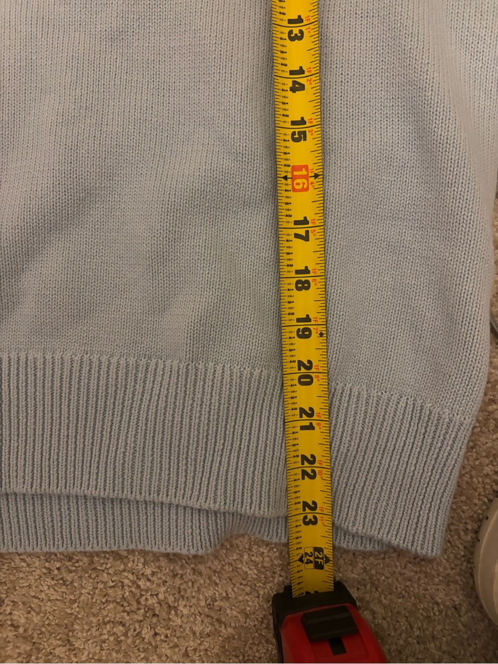 Kiel James Patrick Hydrangea Light Blue Embroidered Sweater M with initials HEB - Picture 11 of 11